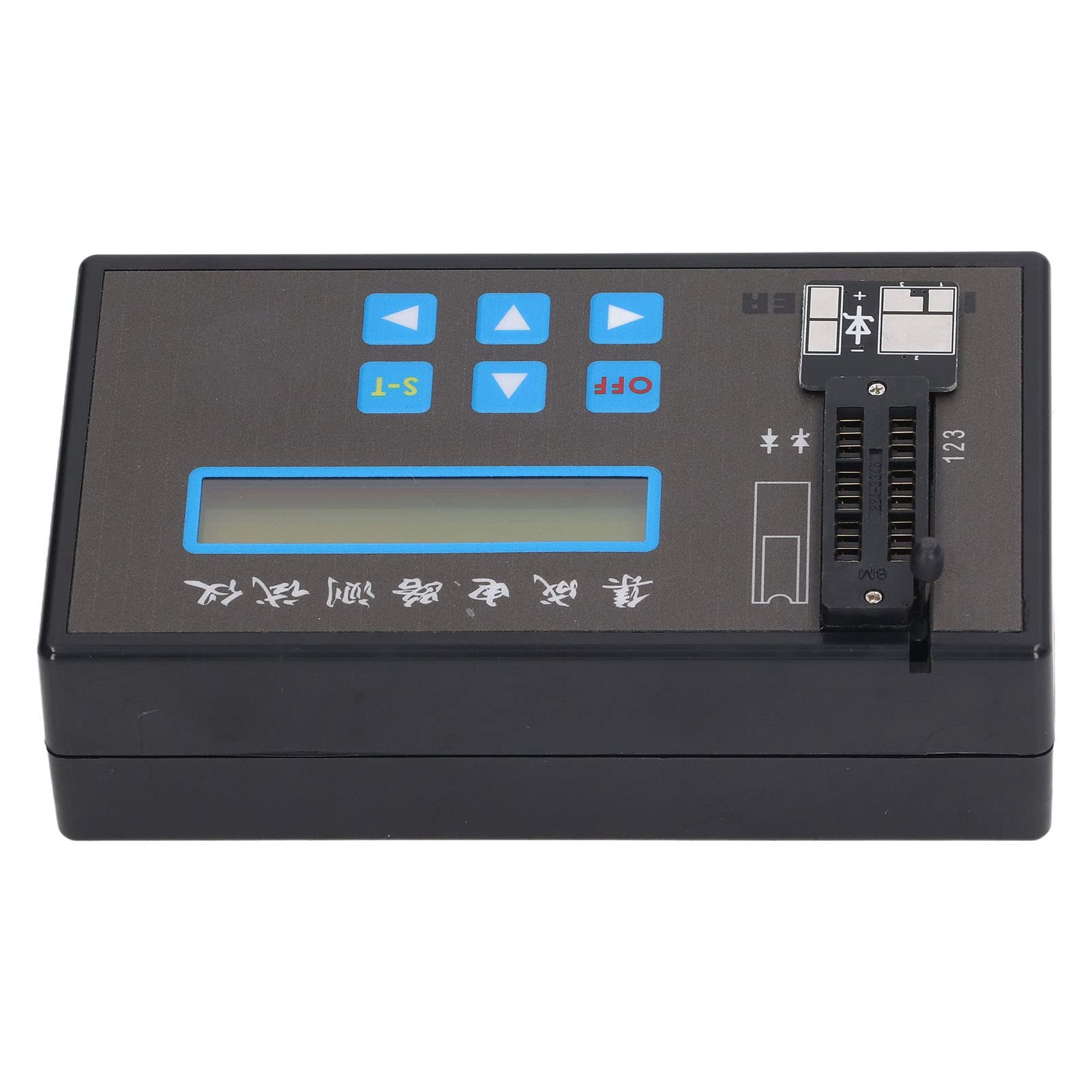 Pantalla LED de mano con indicador IC, transistor recargable, diodo, triodo, comprobador de circuitos integrados