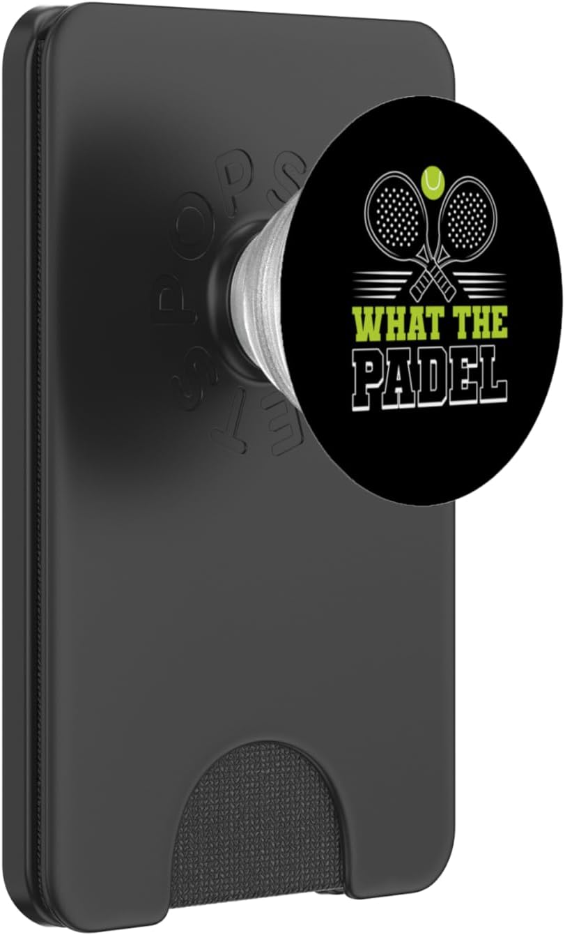 What The Padel Racquet Paddle PopSockets PopWallet for MagSafe