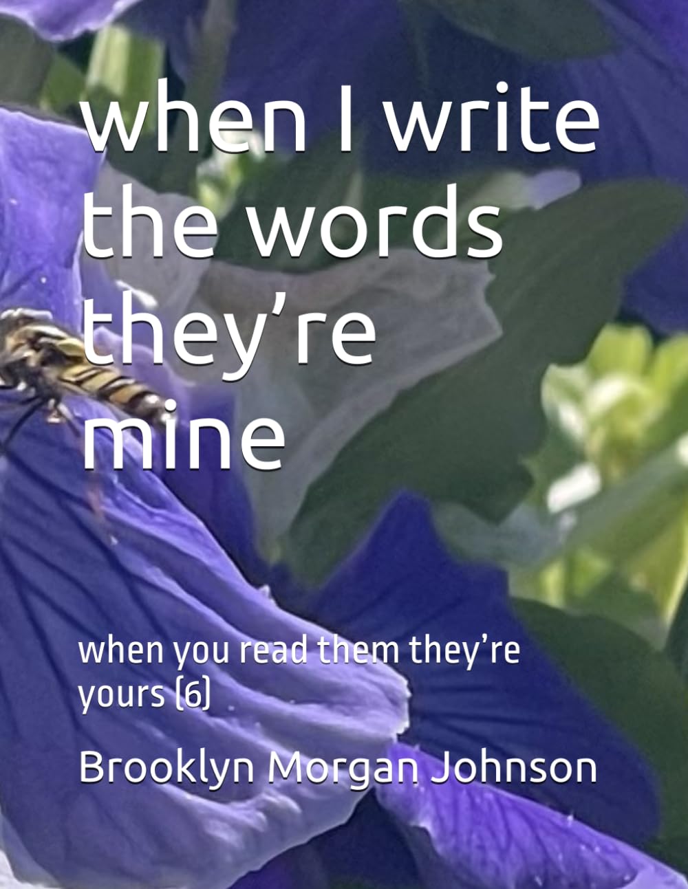 when I write the words they’re mine: when you read them they’re yours (6)