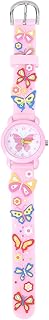 Relógio de quartzo para crianças com padrões adoráveis ??Relógio de quartzo de desenho animado para Favor Relógio de quartzo unissex para meninos e meninas rosa- Relógio de quartzo
