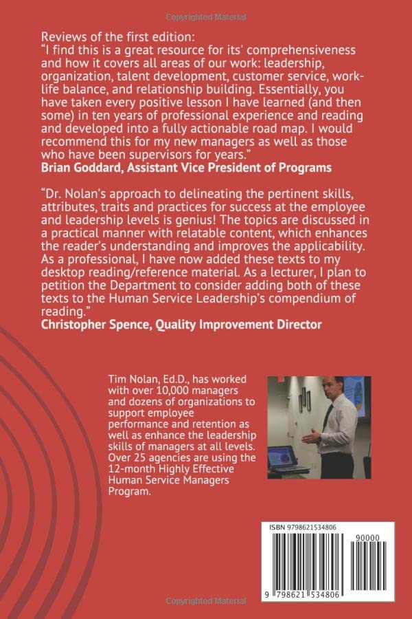 The Essential Handbook for Highly Effective Human Service Managers 2nd Edition
