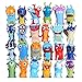Max Fun 24 pcs/set Anime Cartoon Mini Slugterra PVC Action Figures, 4.5-5cm Kids Toys Dolls Cake toppers Party Supplies