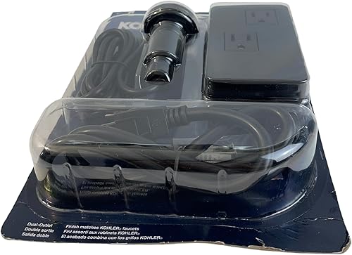 Miniatura 3 de Kohler K35723-BL Kit de interruptor de aire de eliminación de basura negro mate