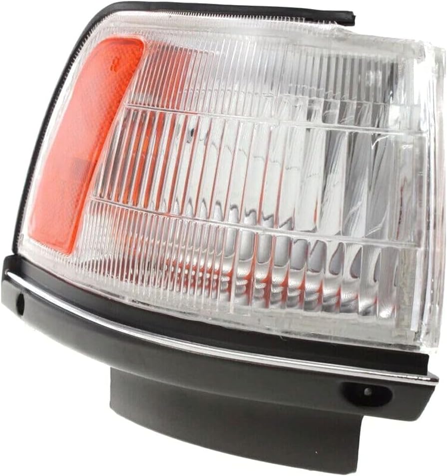 MANCHE Corner Light Passenger Side for Toyota for Camry 1987-1991 Clear&Amber Lens 4-Item Height TO2551102 154-0585