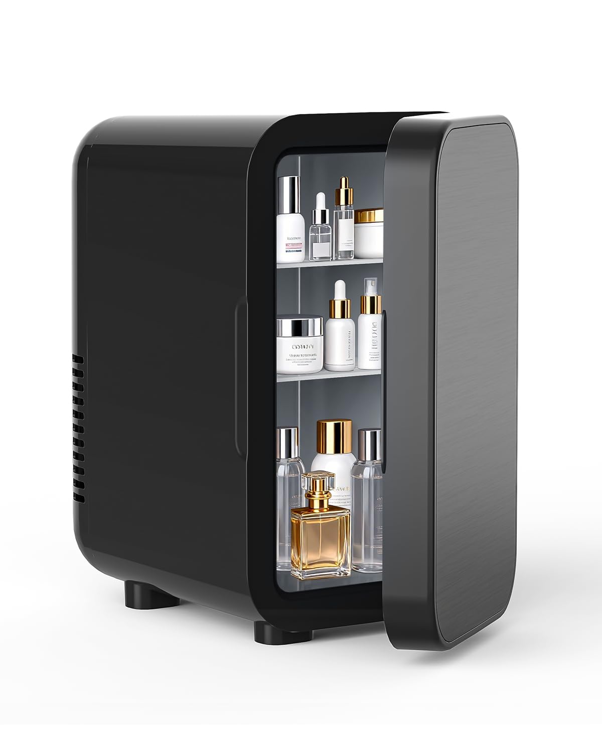 FANSEXPERT Skincare Fridge with Glass Panel