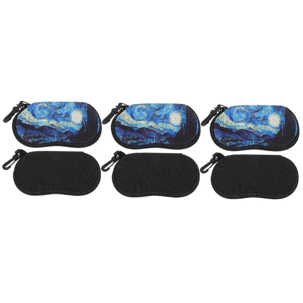 Ipetboom Bolsa Estuche De Anteojos Polarizado Titular De Gafas Titular De Las Gafas De Sol Estuche Para Gafas De Sol Organizador Estuches Para Gafas Cremallera Neopreno