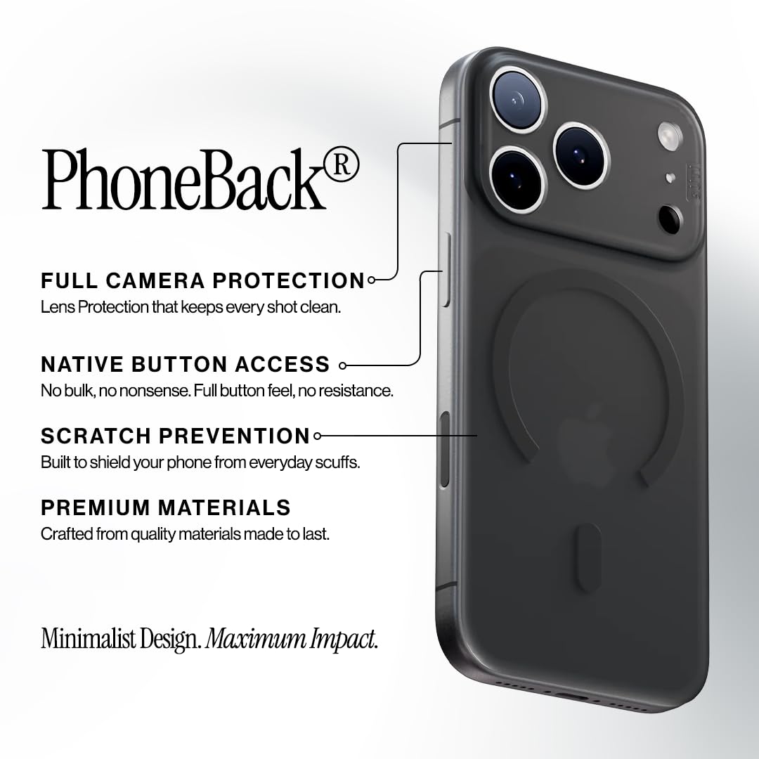 Amazon.com: PhoneBack Cover - Not Your Typical Case - Suti MagSafe