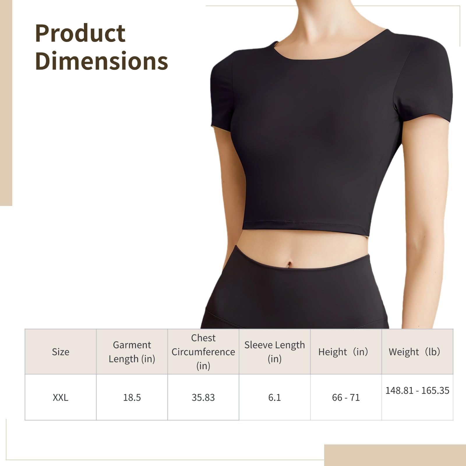 Haut de yoga à manches courtes avec soutien-gorge intégré, haut d'entraînement à dos ouvert pour femme, mélange de nylon et d'élasthanne, pour les entraînements de haute intensité, design idéal