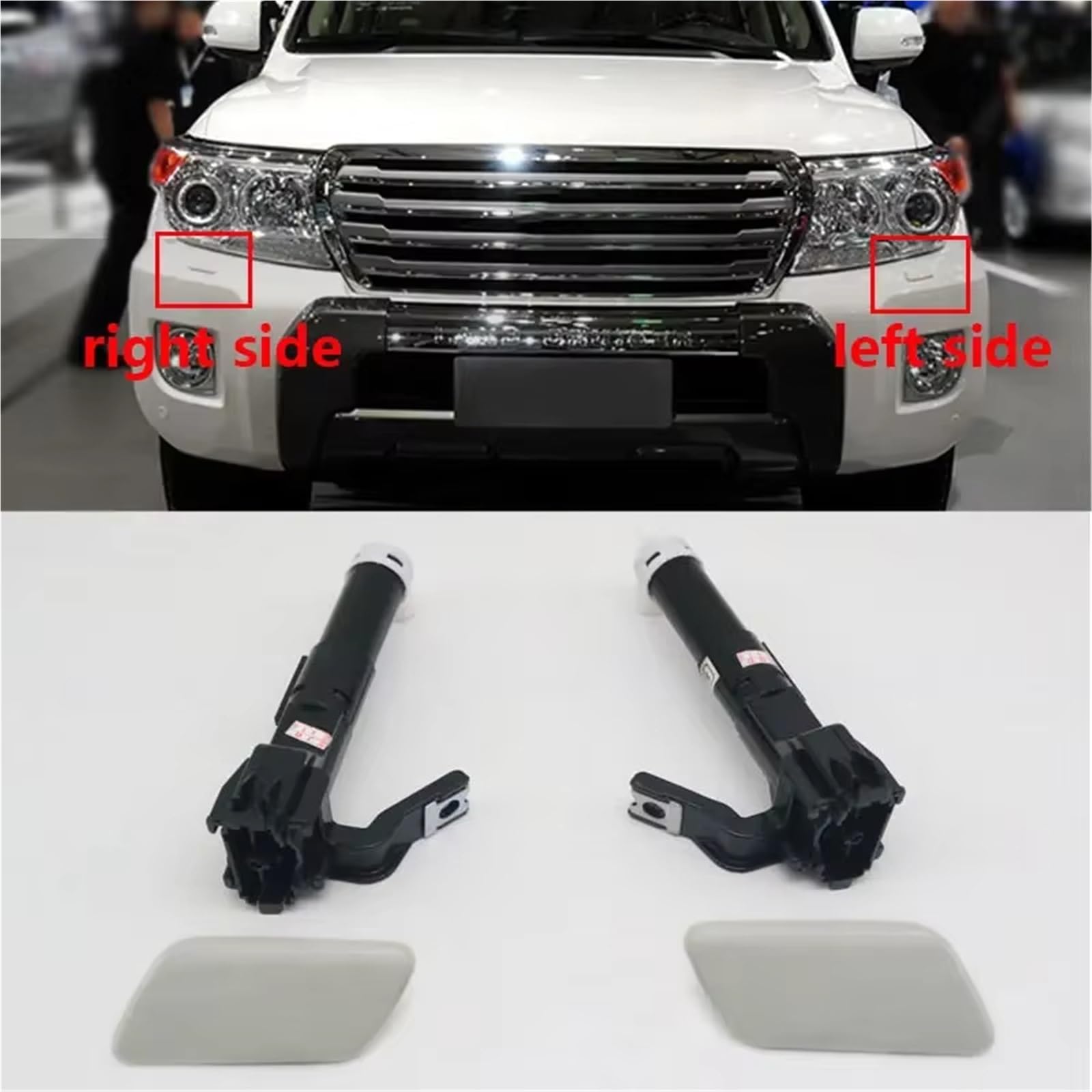 Coperchio Ugello Tappo Compatibile Con Toyota Per Land Per Cruiser 200 2014 2015 2012 2013 Faro Anteriore Per Auto Coperchio Dell'attuatore Della Pompa Dell'ugello Lavavetri