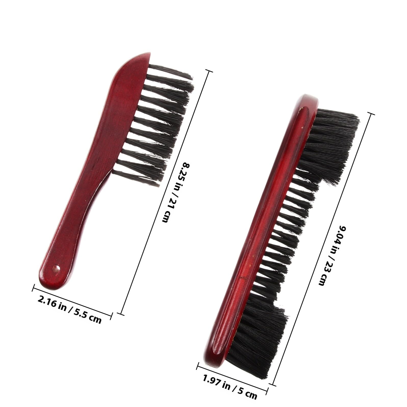 Juego de Limpieza para Mesa de Billar 9 Pulgadas Cepillo de Crin de Caballo y Barredor de Madera Kit de Accesorios para Mesas de Billar Inglesas y Americanas Herramienta — view 2