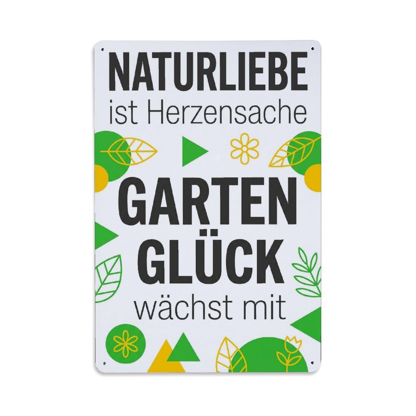 Modern Nature Love Elegant Serene Metal Tin Sign Plaque Wall Decor for Cafe, Club Bar, Office, Garden Metal Poster 8x12Inch