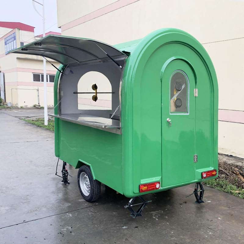 Motorized Food Vending Truck, Mobile Catering Trailer for Street Food, Small Business and Special Events