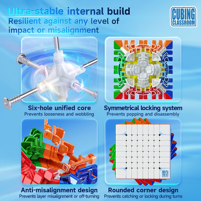 Bukefuno MoYu Meilong 8x8 V3 Speed Puzzle Cube MFJS Magic Cubes Stickerless Meilong 8x8x8 V3 2025 Cubing Classroom MF8 Speed Education Toys