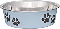 Vista 29 de Loving Pets Bella Tazones para Perros - Tazones de Acero Inoxidable para Perros y Gatos - Tazón de Comida para Perros a Prueba de Derrames, Tazón