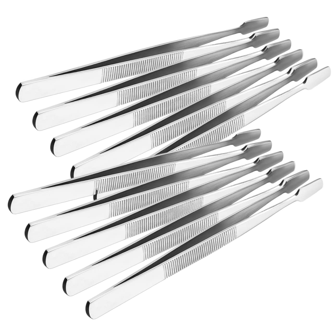 30pezzi Pinzette Artistiche Inossidabile Per Collezione Francobolli e Applicazione Ciglia Finte Strumenti Ergonomici e Facili Da Pulire