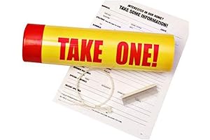 HY-KO Products TAKE ONE Real Estate Literature Holder with Easy Access & Visibility