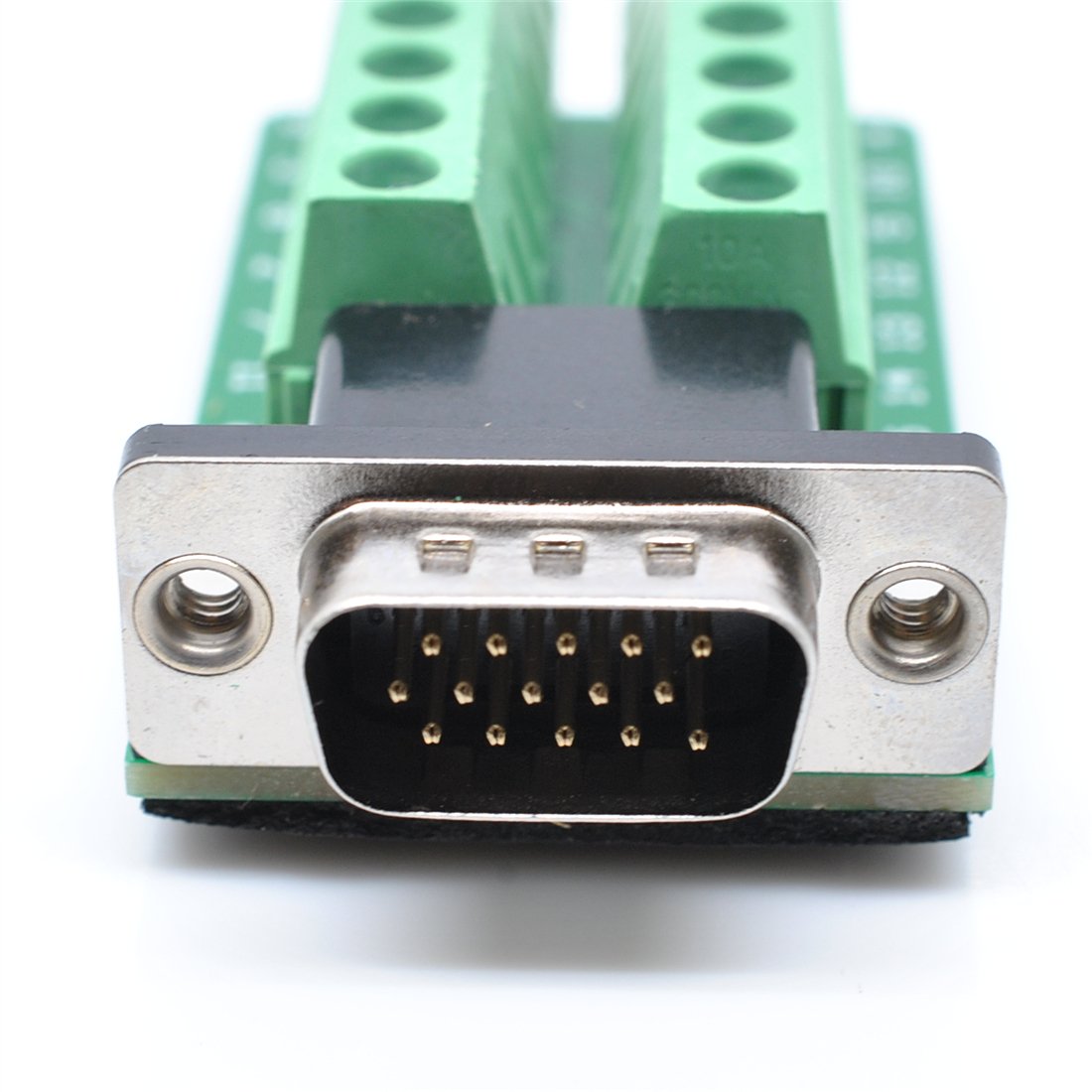 Oiyagai DB15 D-SUB Male Riveting VGA3+9 15 Pins Port to 3 Row