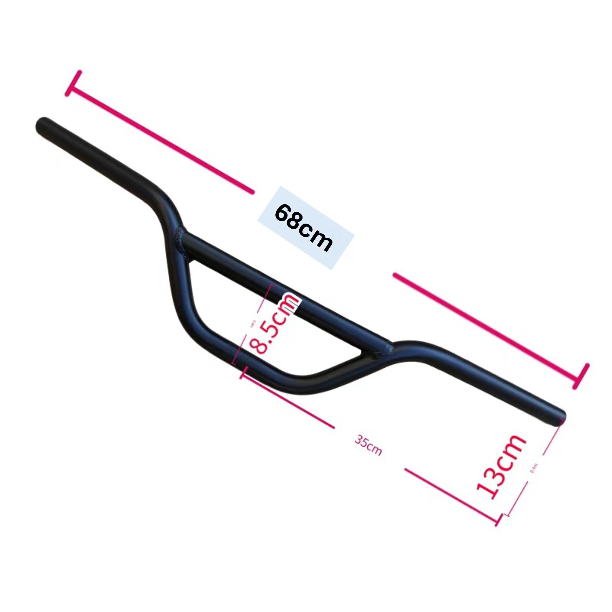 Guidon BMX Diamètre 22,2Mm Longueur 620Mm Argent 20.6.0051 Guidon BMX Diamètre 22,2Mm Longueur 620Mm Argent 20.6.0051