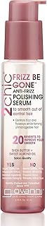GIOVANNI 2chic Frizz Be Gone Anti-Frizz Polishing Serum, 2.75 oz. - Anti Frizz Natural Hair Smoothing Formula with Shea Bu...