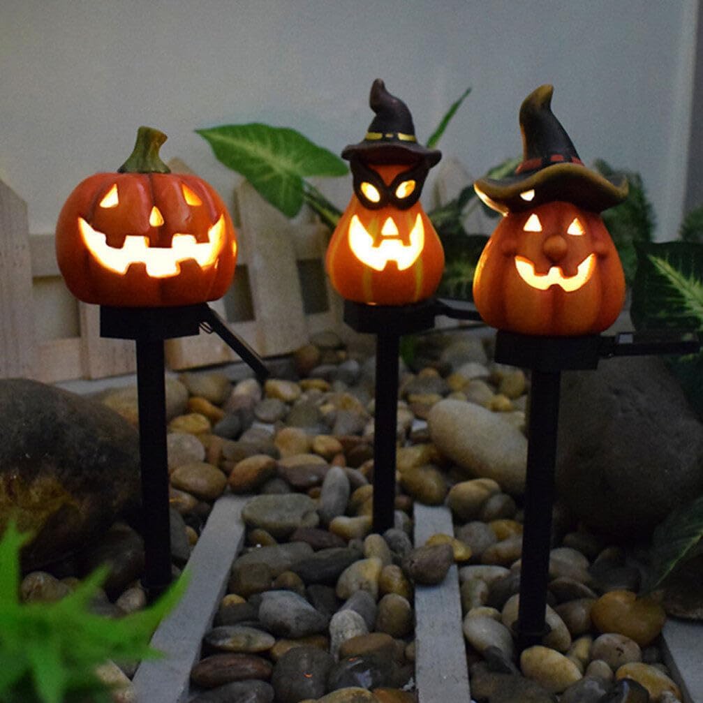 Amazon.co.jp: ハロウィン ガーデンライト ソーラーライト カボチャ