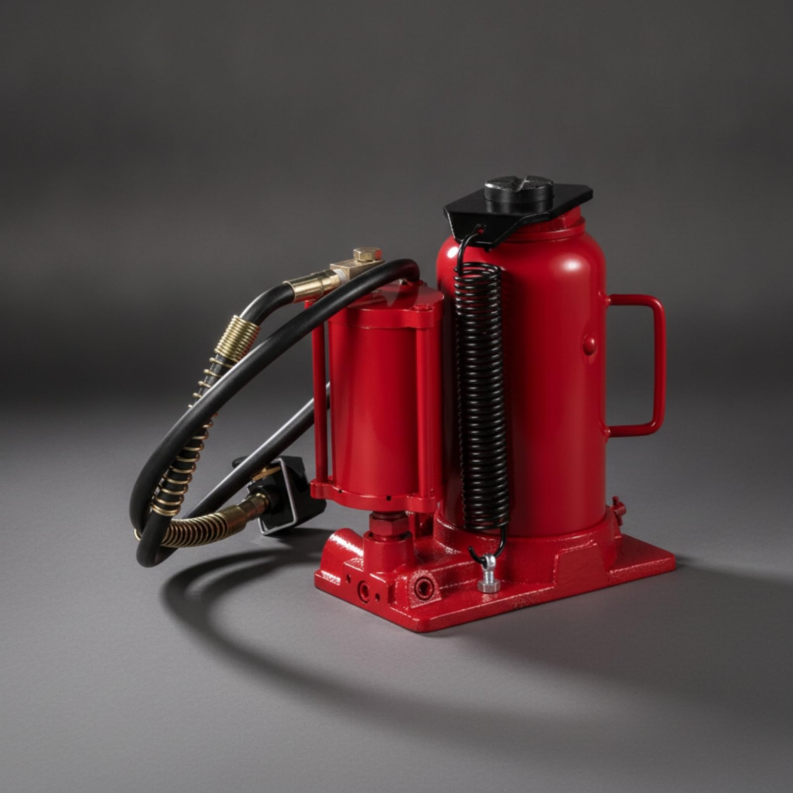 Idraulico Pneumatico Manuale Bottiglia con Tubo Dell'pneumatico Regolabile Sollevatore per Meccanici, Camionisti, Garage, Emergenza