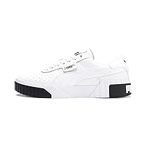 PUMA Women Cali Wn’s Sneakers, Puma White-Puma Black, 40.5 EU