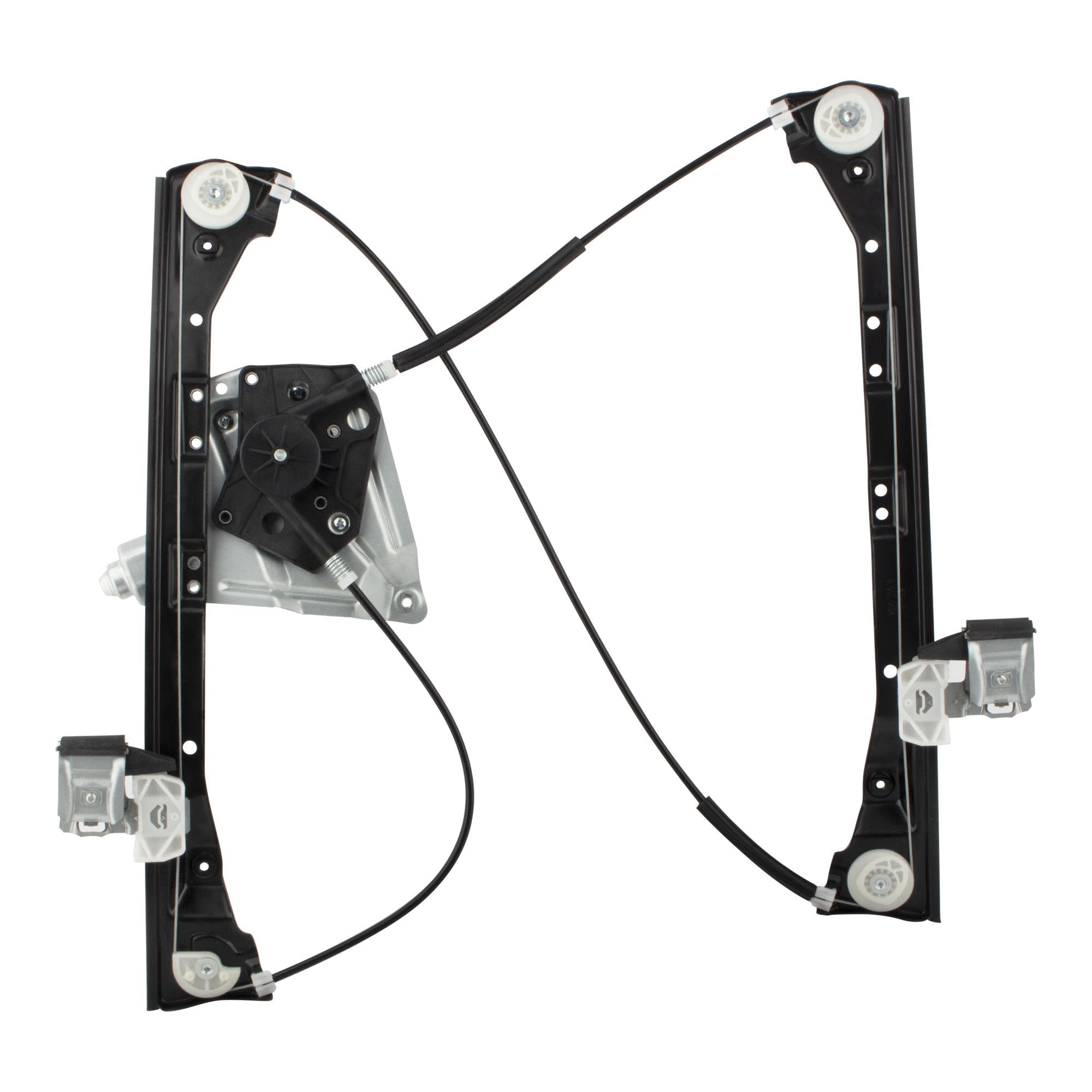 BOXI 748-520 Rear Driver Side Power Window Regulator with Motor Fit for Buick Rendezvous 2002-2007 for Pontiac Aztek 01-05 / Black 15911244 10311151