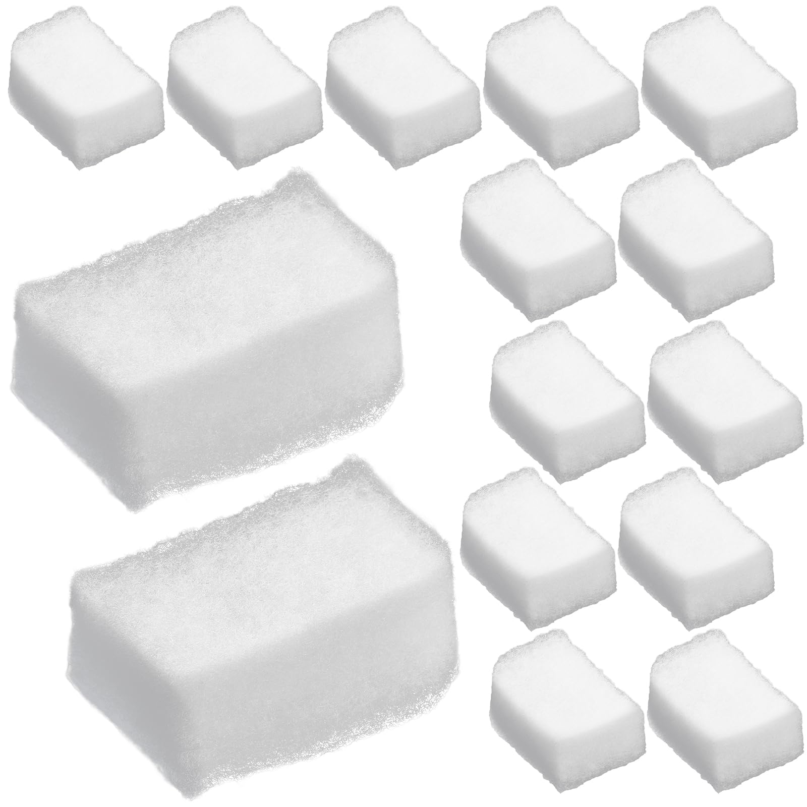 Baquler 30 Pcs Filter Media Compatible with Fluval 306 307 406 407 Water Polishing Pads Polishing Filter Pads