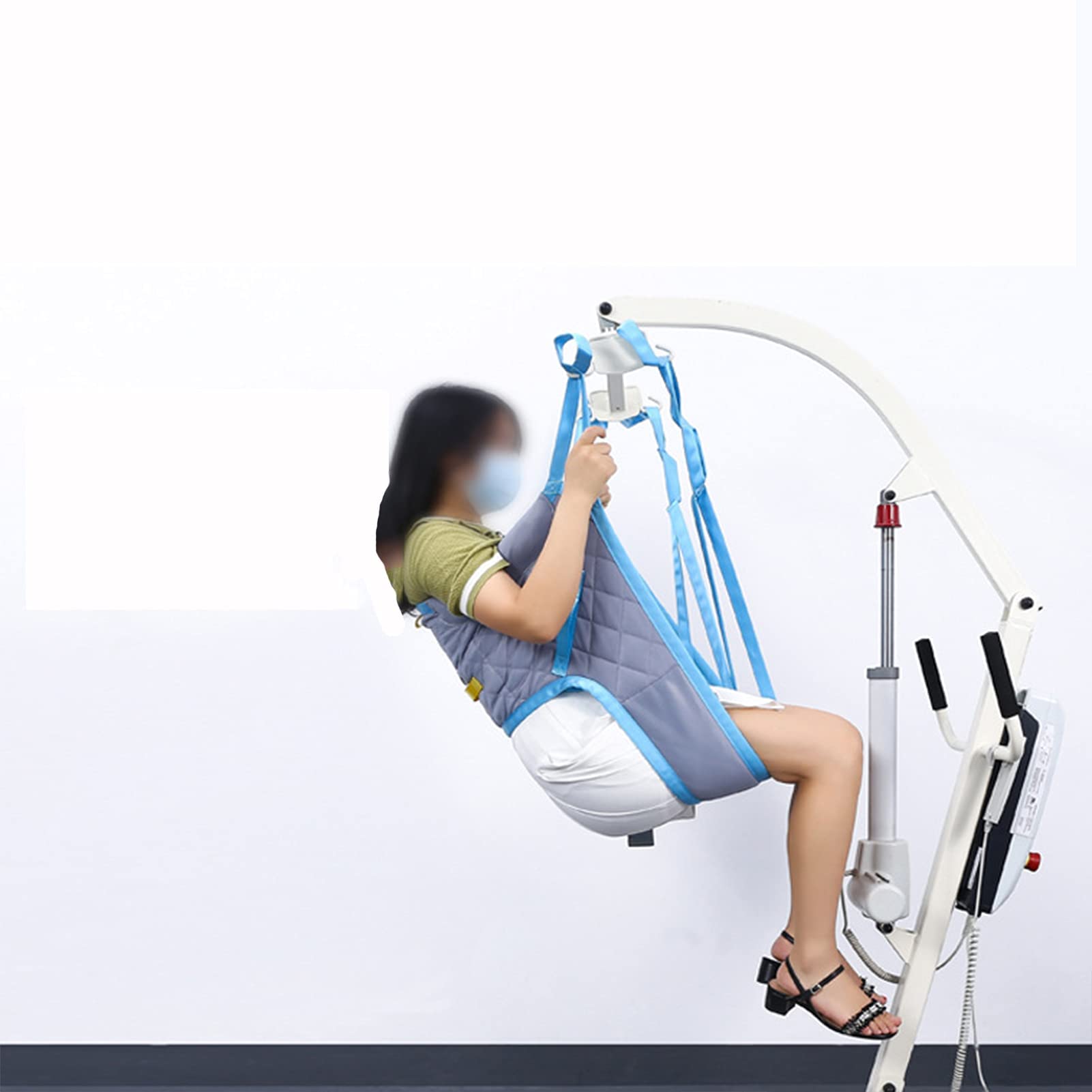 Eslinga de Elevación para IR al Baño, Eslinga de Elevación de Pacientes para Transferencia Asistida, Accesorios de Enfermer, Carga Máxima 275kg (Excluyendo grúas)