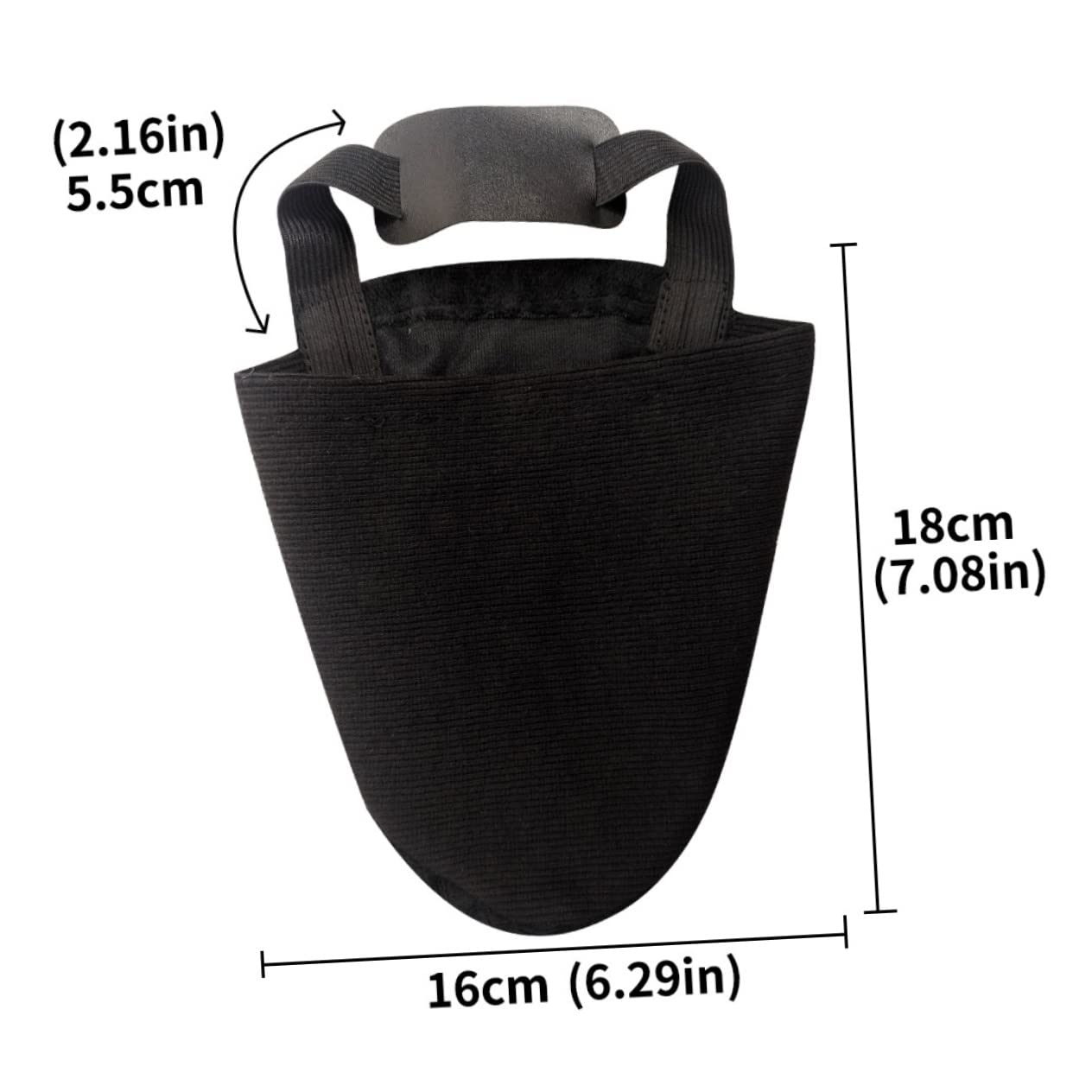 FOYTOKI 1 Pair Bowling Shoe Covers Black Shoe Slider for Bowling Men's Pads Dexter