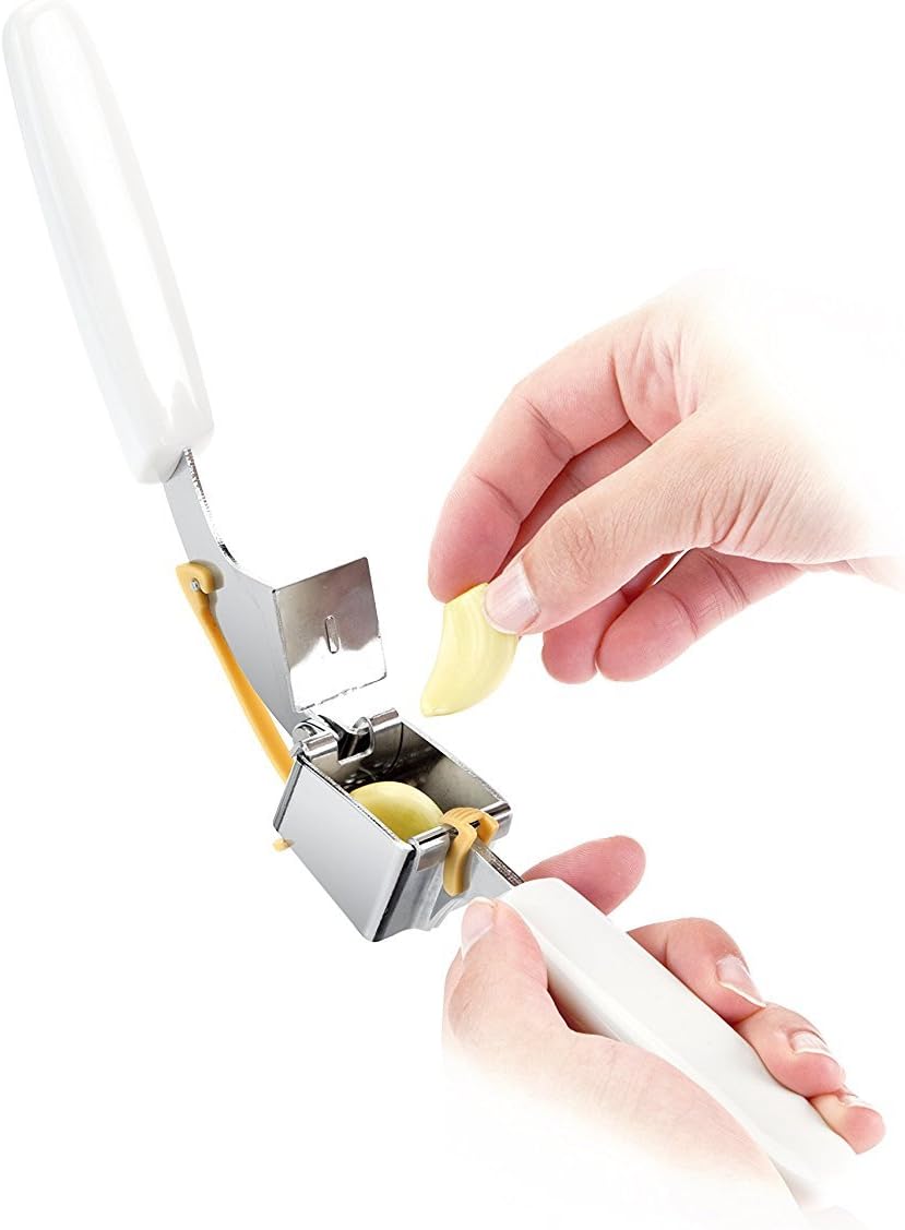 Tescoma Garlic Press with Wiping Blade Presto, Multi-Colour