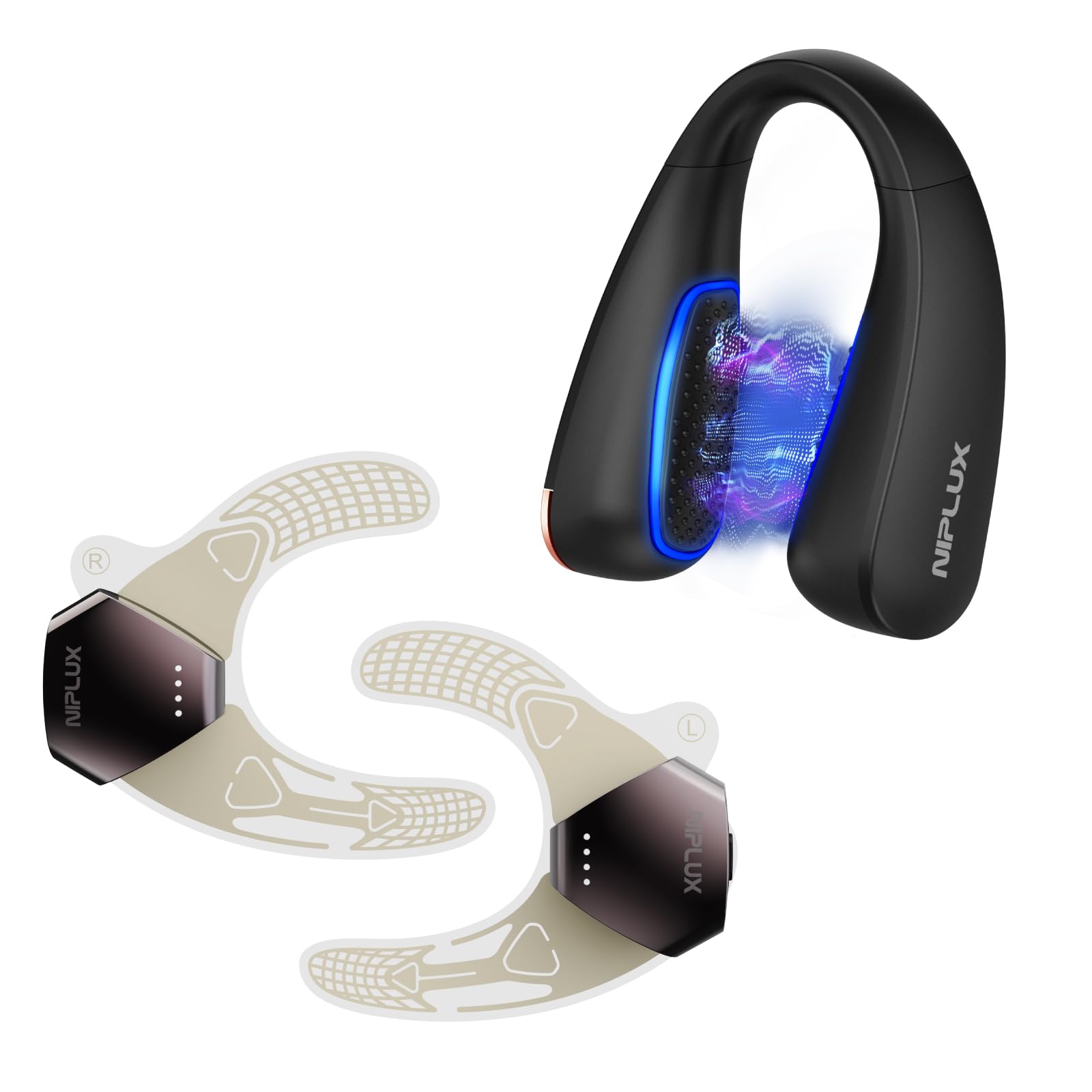 Amazon | NIPLUX 鼻専用美顔器 QNose+目元美顔器 EMS EYE LIFTセット