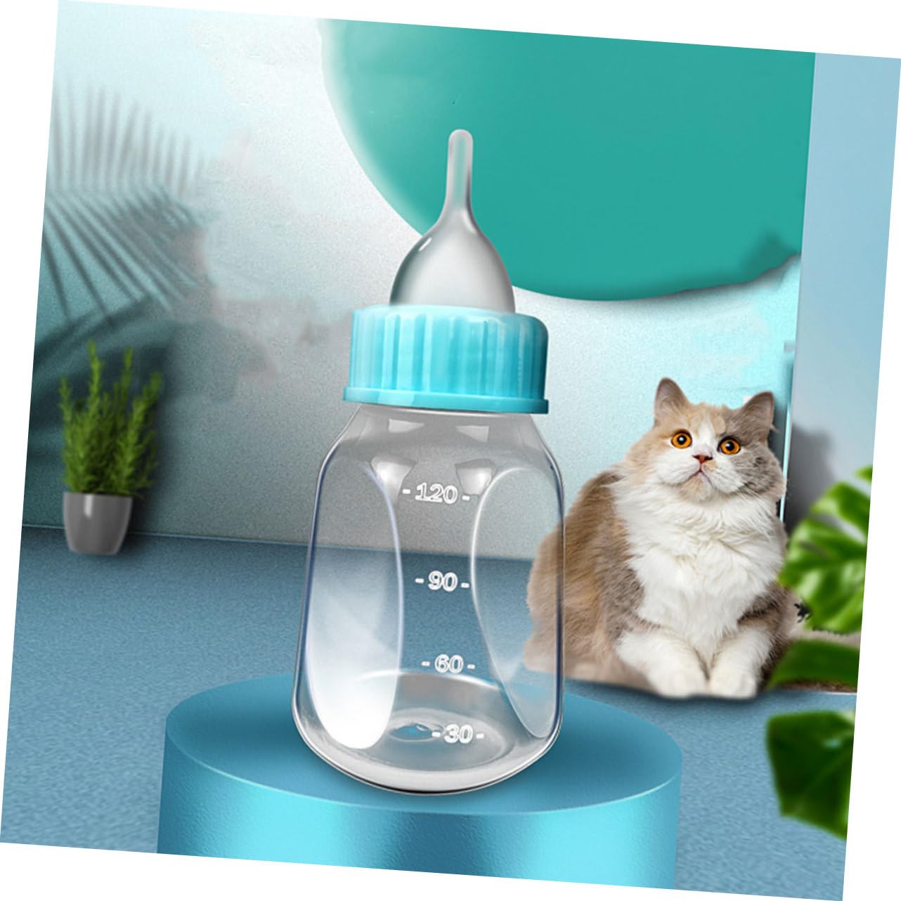 HAPINARY Bottle Feeder for Animals Plastic Nursing Bottles Pet Pacifier Feeder Safe for Long Use