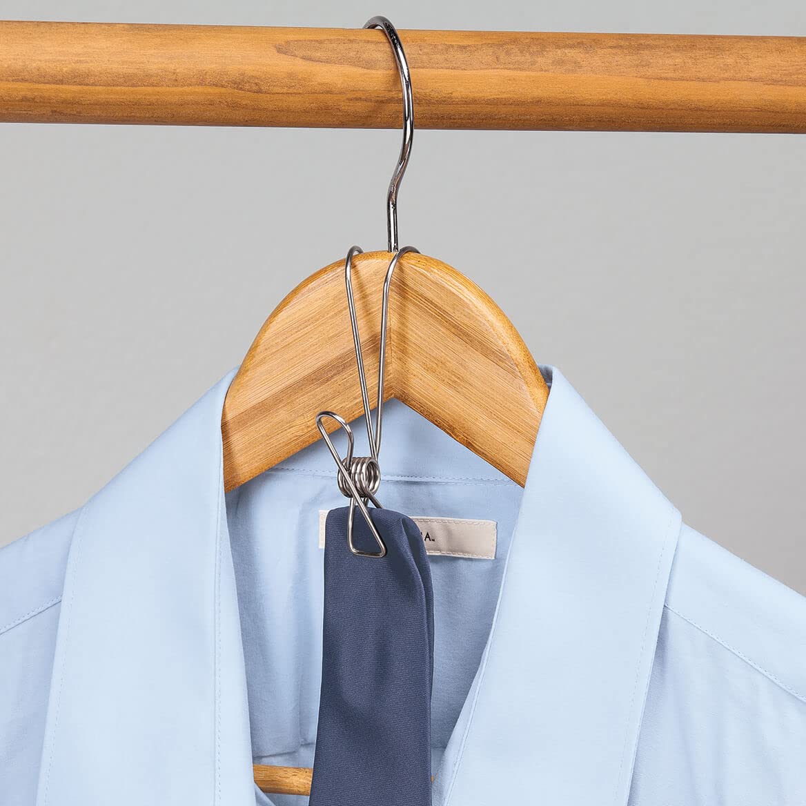 Stainless Steel Clothespin Hooks, Set of 12