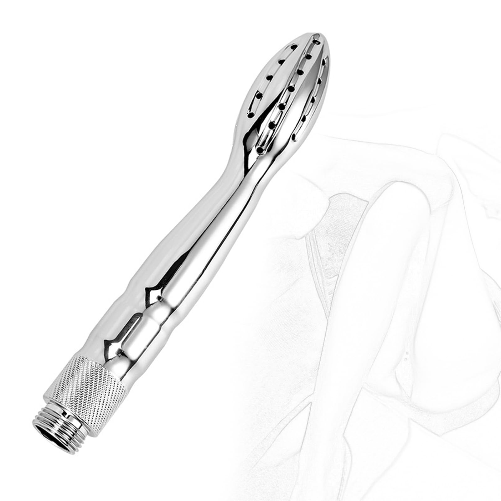 Ducha anal de metal para enema y limpieza de colon íntima 6