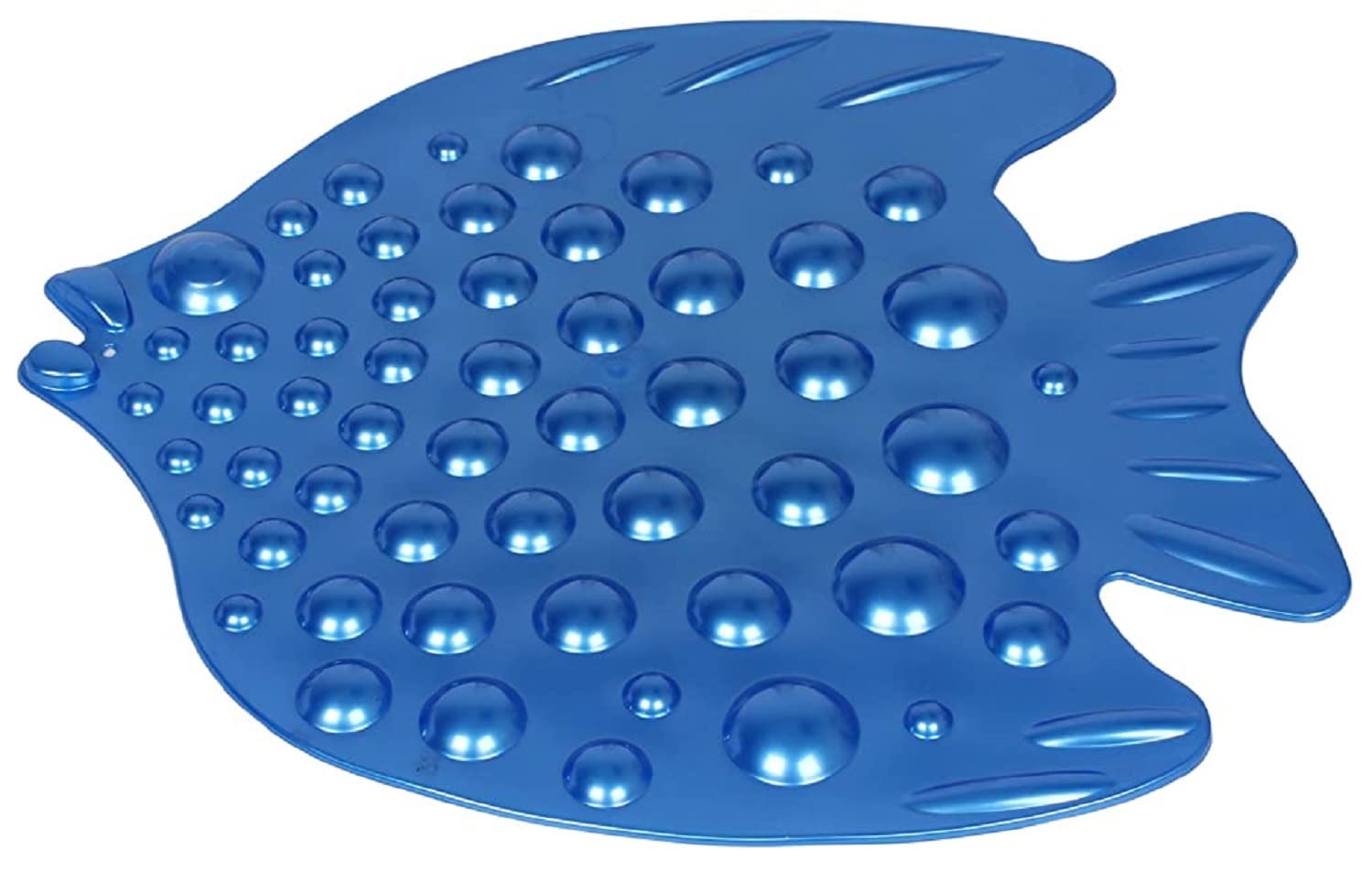 CIPLA PLAST Anti-Skid/Anti-Slip Rubber Fish Tub Mat/Bath Mat (Blue)