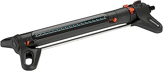 GARDENA 20570, Up to 3800 sq ft - AquaZoom Adjustable Oscillating Yard Sprinkler, for Watering Large Area Lawn and Garden. Aquazoom Outdoor oscillating Sprinkler has Wide Heavy Duty Base.