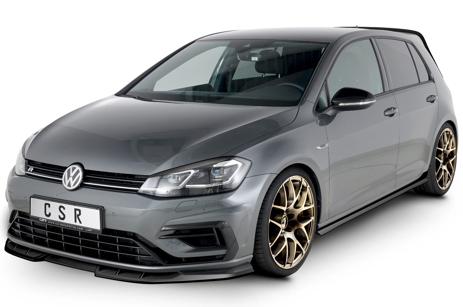 CSR-Automotive Scheinwerferblenden Kompatibel mit/Ersatz für VW Golf 7 (Typ AU) SB304-G