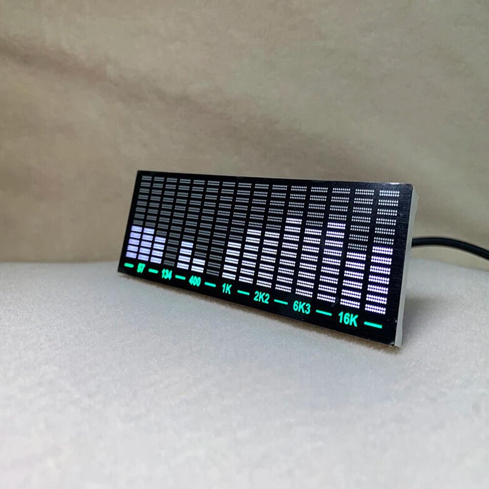 Módulo de visualización de espectro musical, pantalla LED de barra de 15 segmentos, indicador de nivel de audio, espectro de música, medidor VU