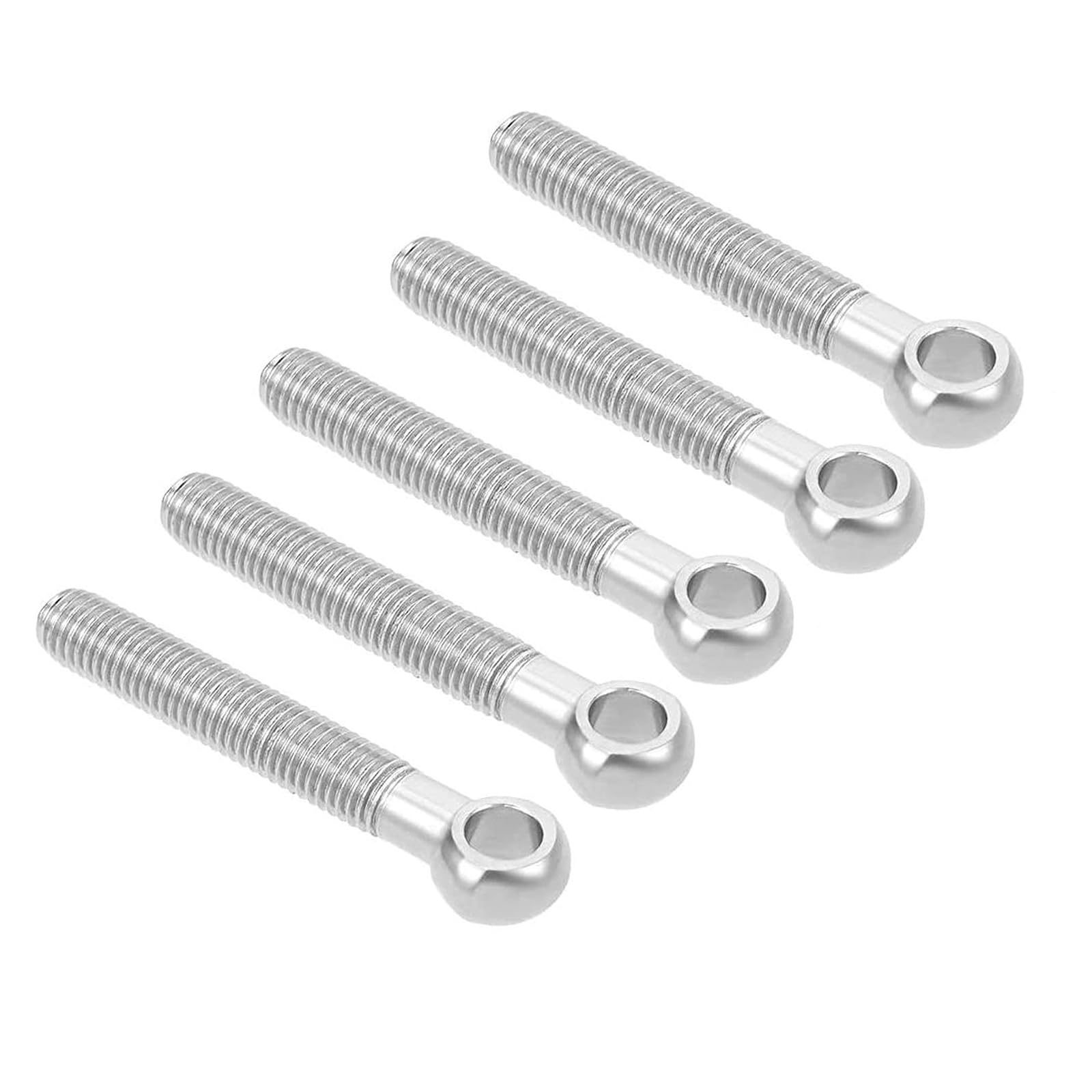 Pernos de ojo M8x80mm para anclaje de tuberias y valvulas de agua