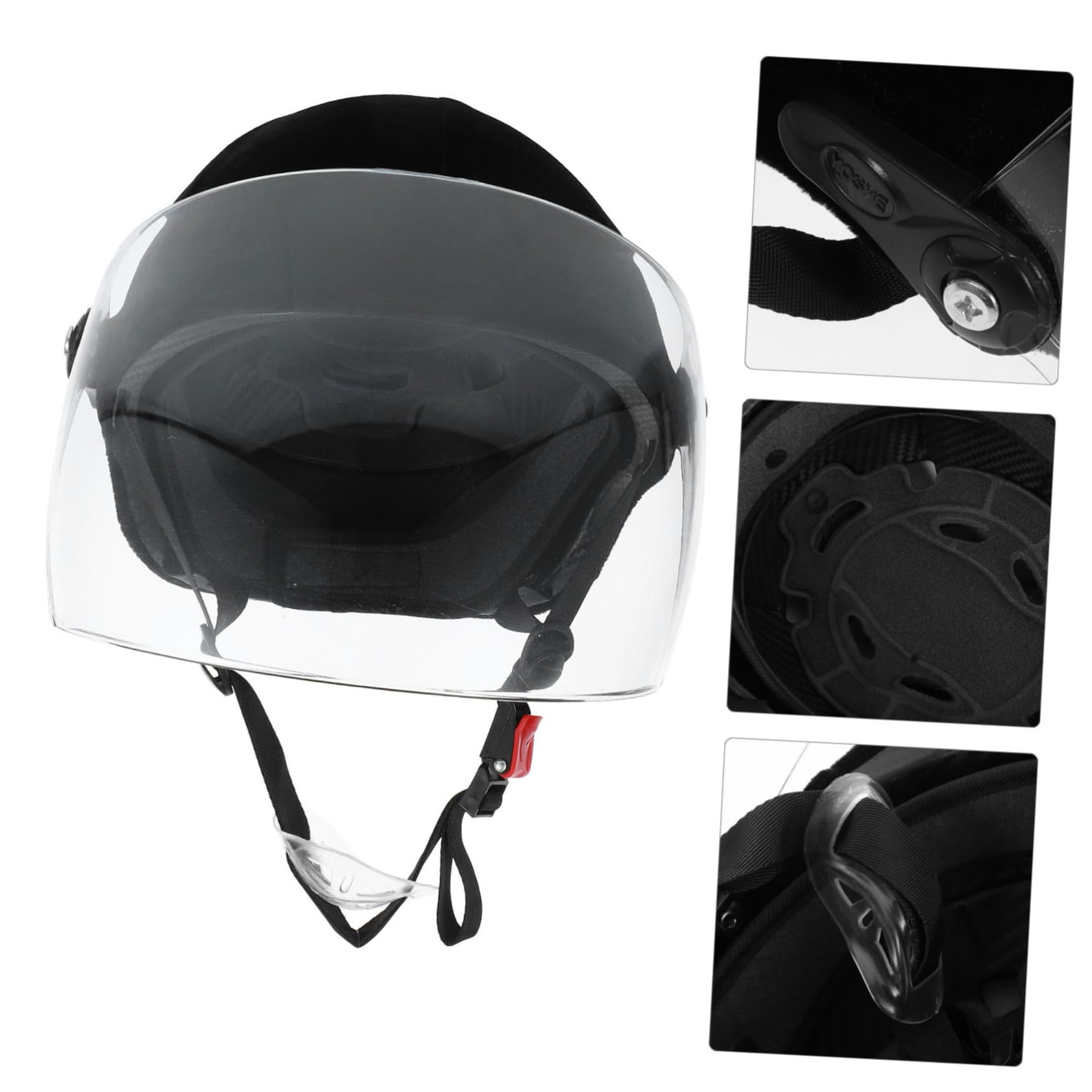 Casco Equitazione Ragazzi in Abs Nero, Regolazione a Rotella | Ventilazione ad Alto Flusso, per Toddler e Youth, Protezione Equestre per Uso Horse Riding