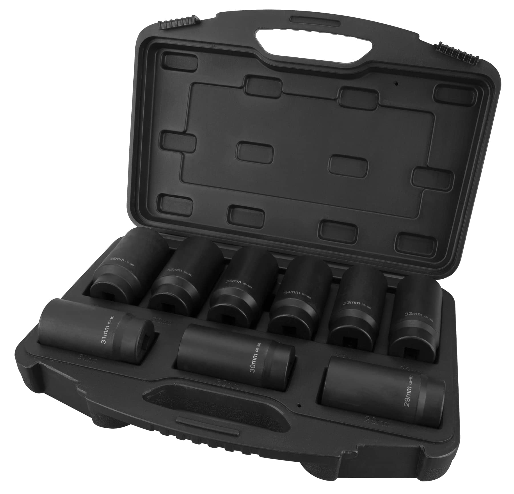 ٩( ΘωΘ)وゲコ Amazon.com: Performance Tool W89318 Axle Nut Socket Set, 9-Piece