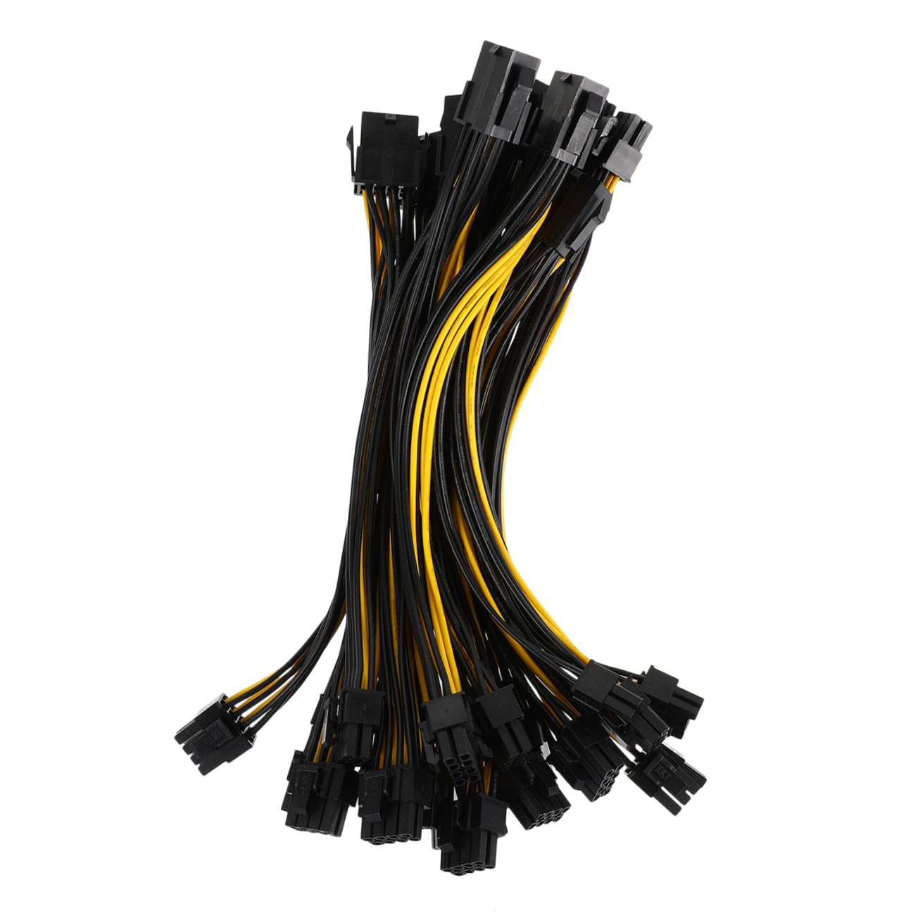 Cable de Alimentación de Extensión de Gráficos 8p a 6 2p 10 Piezas | Cobre, Od2.1 Mm, Extremo 5559 y Doble Interfaz 5557 Deslizante, para PC y Tarjetas Gráficas
