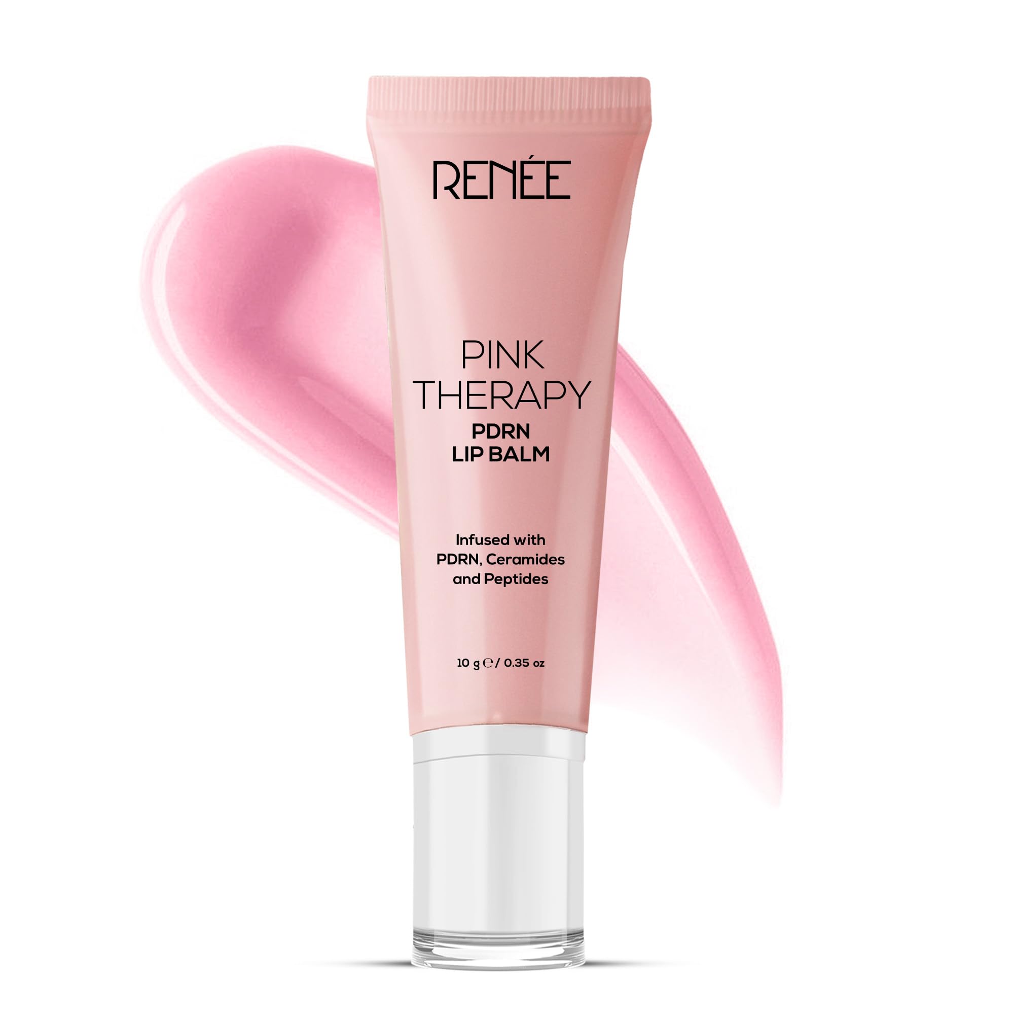 RENEE Pink Therapy PDRN Moisturising Lip Balm For Dry, Chapped Lips | Glossy Finish, Revives Lip Barrier & Improves Elasticity | Softens & Plumps Lips | With Vegan PDRN, Peptides & Ceramides | 10g-picture-33