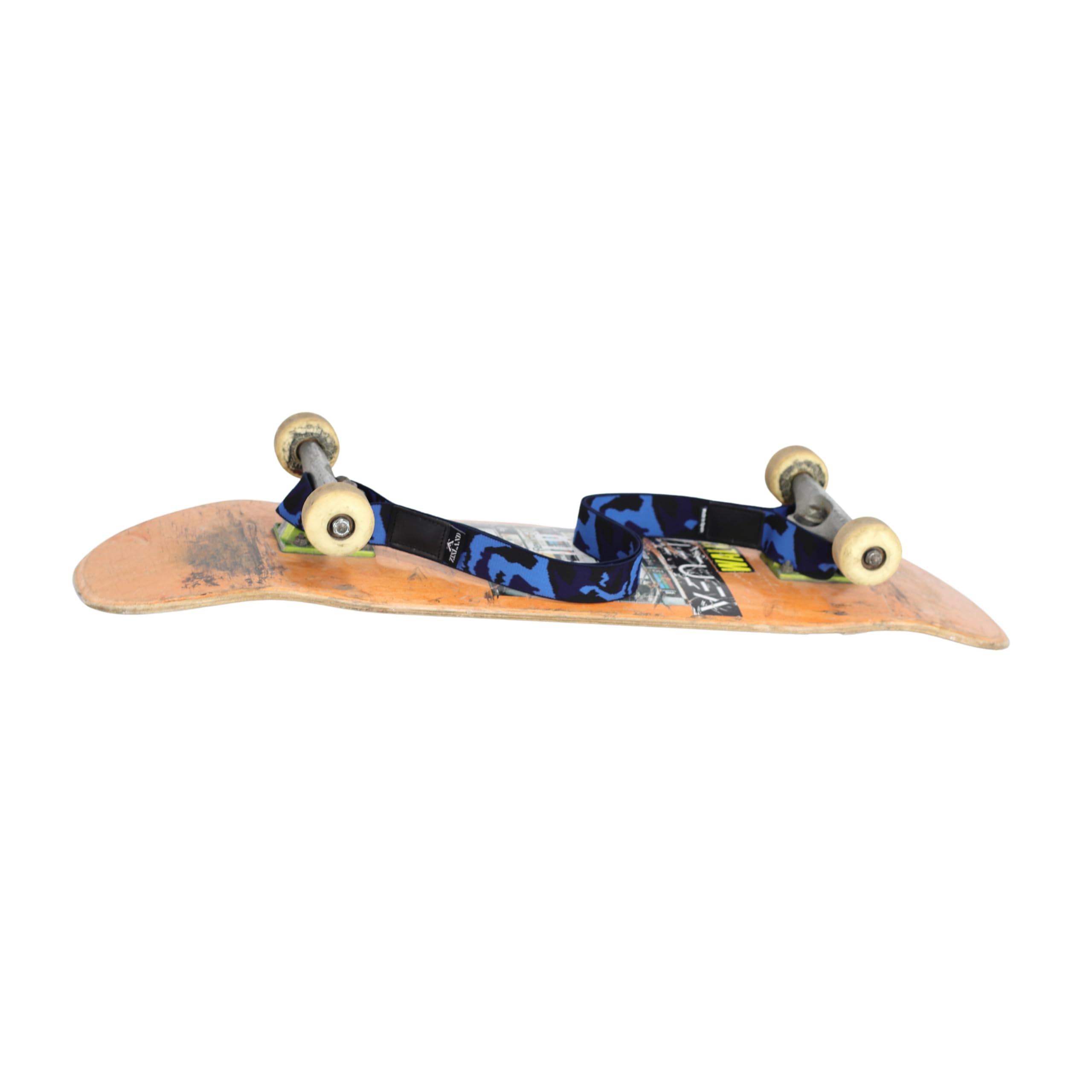Accessoire skateboard, Sangle de transport pour skateboard, Sangle élastique pour planche à roulettes, solution de transport pratique et confortable pour un transport facile n'importe où, bleu, taille