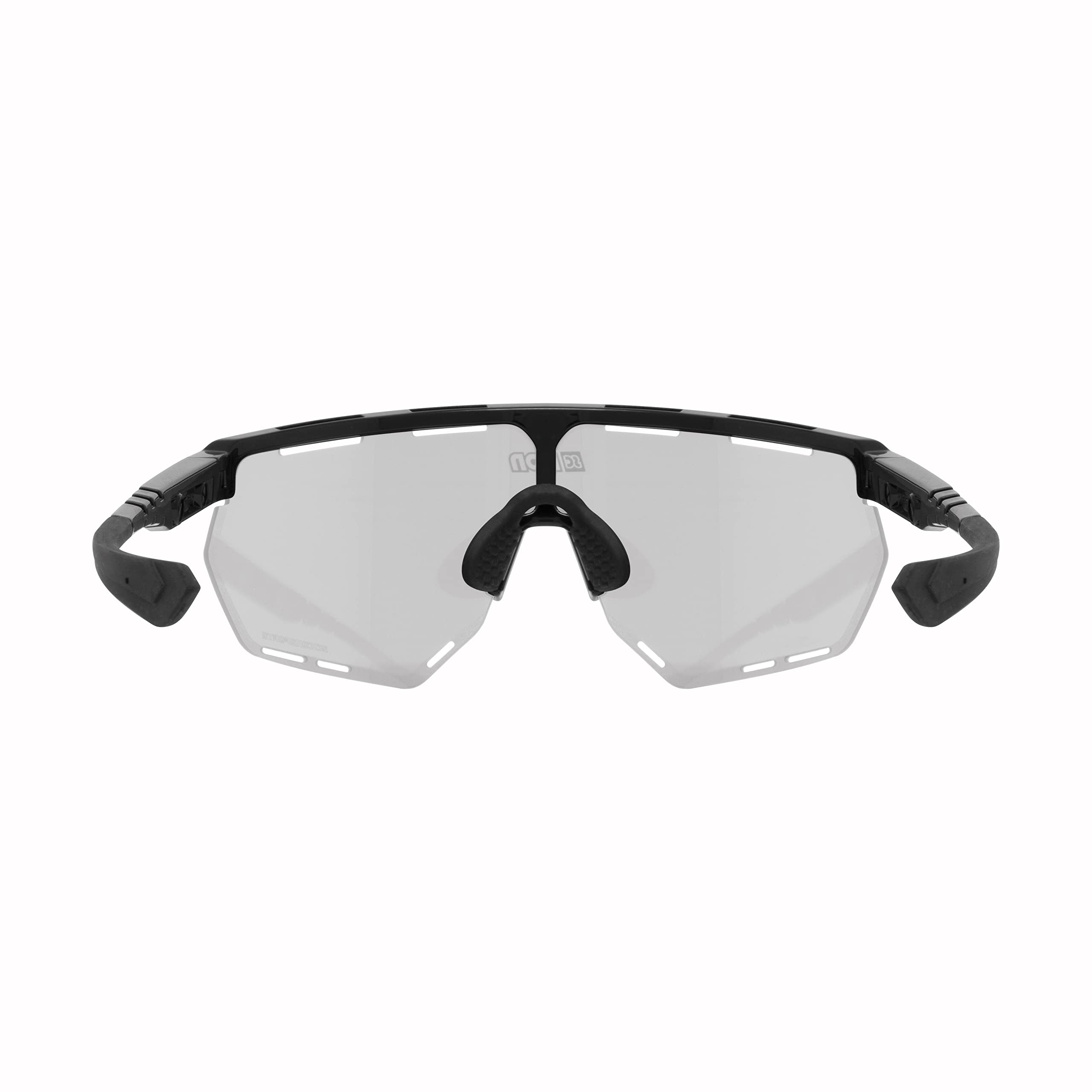 Scicon Sports Aerowing Occhiale Sportivo (Nero Lucido/Argento Fotocromatico)
