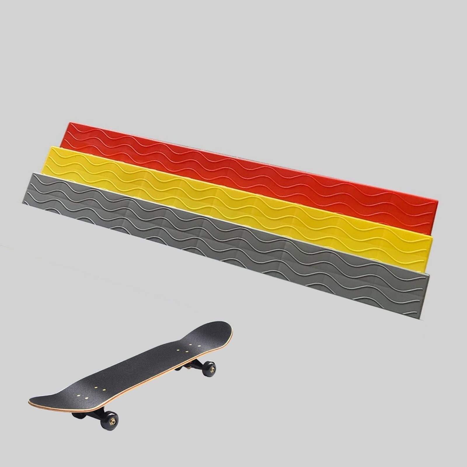 Rampa de umbral para puertas, superficie antideslizante sólida, ideal para silla de ruedas, scooter de movilidad, scooters, solución de fácil acceso (1 cm)
