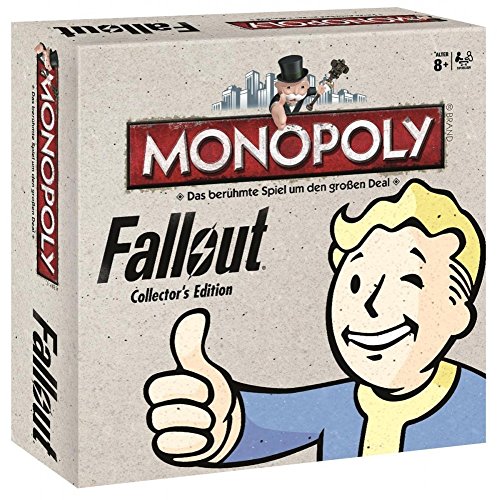 Preisvergleich Produktbild Monopoly - Limitierte Fallout Collector's Edition - 6 Sammler Spielfiguren / Gesellschaftsspiel / Brettspiel Deutsch