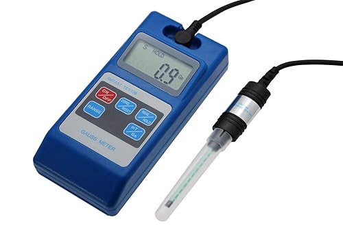 AMTAST TES10B Tesla - Medidor de gauss (110 V, 60 Hz, con enchufe estadounidense)